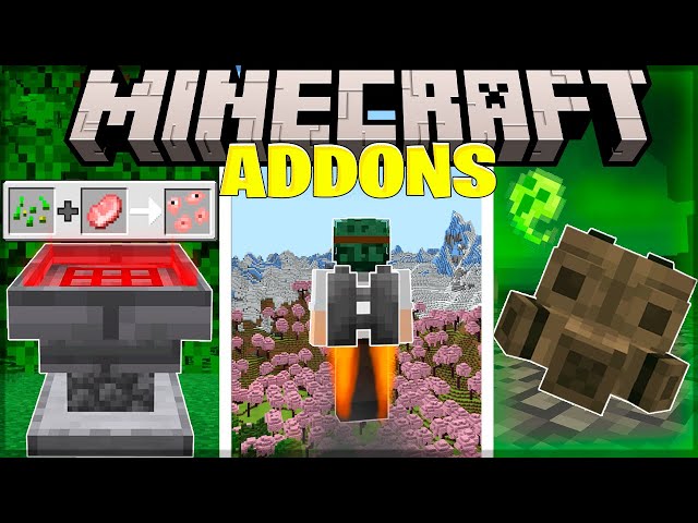 🔥TOP 5 MELHORES ADDONS PARA O MINECRAFT PE 1.21+🔥(ATUALIZADO)🔥