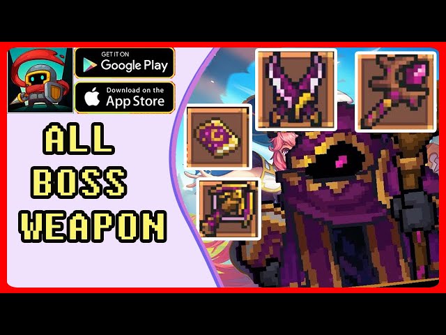 Soul Knight Prequel ✬  All Boss Weapon of Archwizard Showcase!