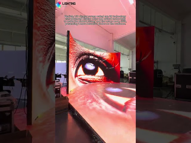 Flexible LED display screens #leddisplay #ledscreen #tech #creative #advertising