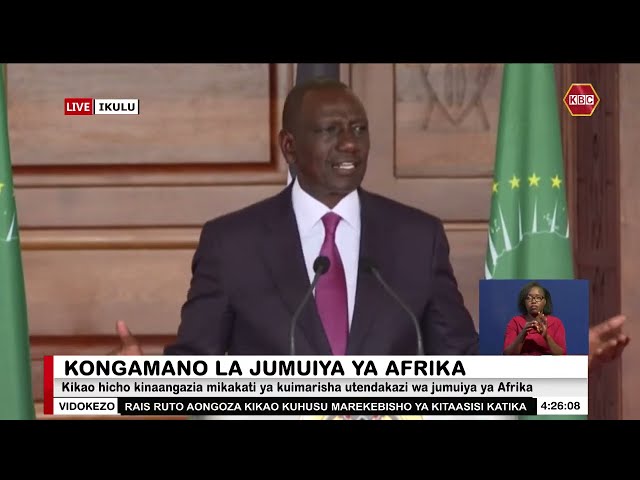 Ruto: As chair of EAC, I will convene an urgent meeting on Wednesday to assess situation in DRC