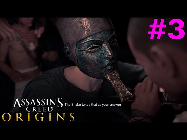 Let's 100% Assassin's Creed Origins - Part 3 // Meeting Medunamun