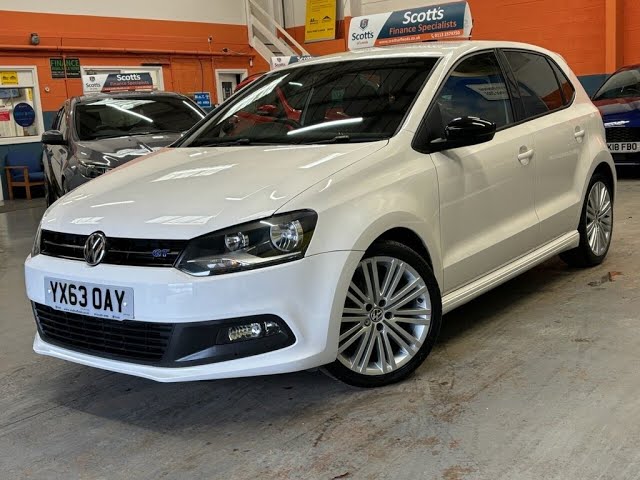 VOLKSWAGEN POLO 1.4 TSI BlueMotion Tech ACT BlueGT Hatchback 5 Door Petrol Manual White