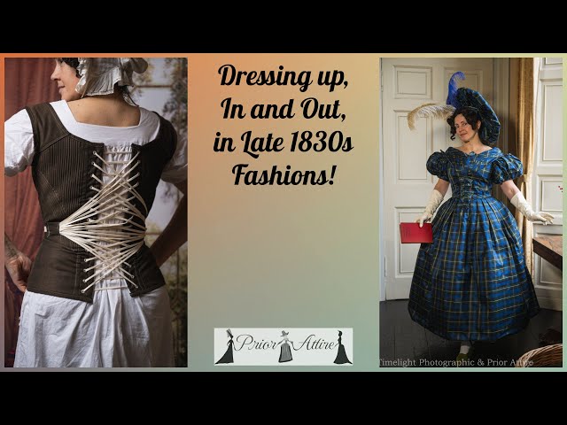 Dressing up, in and out in late 1830s