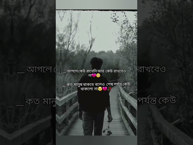 মানুষ থাকবে বলে থাকে না 😅💔 #reverb #unfrezzmyaccount #reverblove #sad #loveslowed #audioprocessing