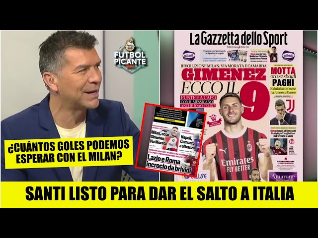 DAN POR HECHO el Santiago Giménez AL AC MILAN; Podría enfrentar a Feyenoord en UCL | Futbol Picante