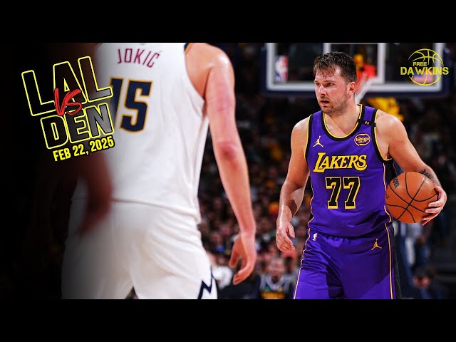 Los Angeles Lakers Full Team Highlights vs Nuggets | Feb 22, 2025 | FreeDawkins