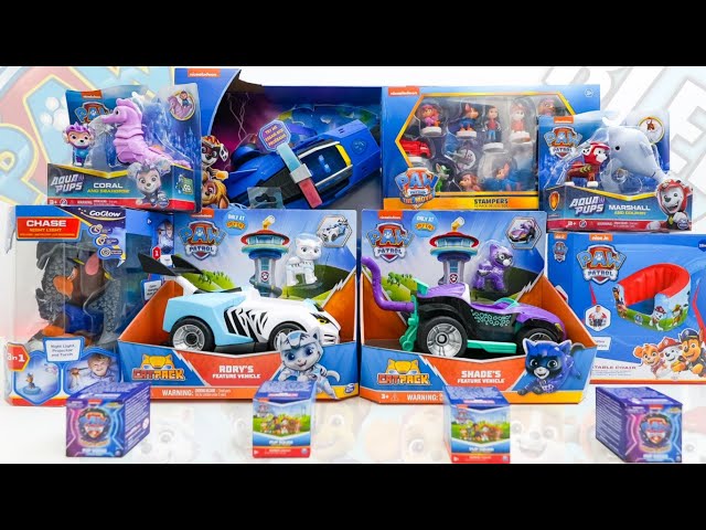 Paw Patrol Toy Collection Unboxing | Aqua Pups | Mighty Movie | Blind Box Surprise | ASMR toy review