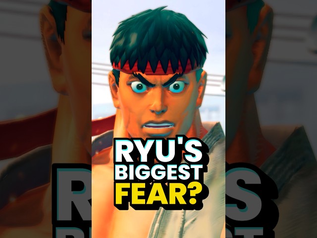 Ryu’s BIGGEST FEAR? His Own Hands?! 🫣 #streetfighter #ryu #fightinggames