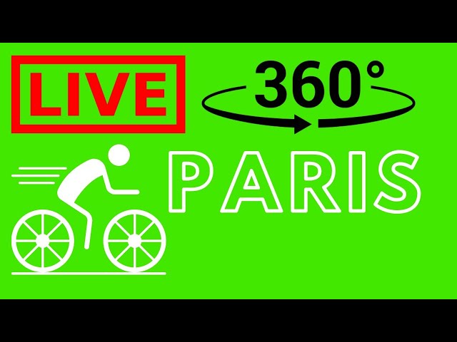 Cycling in Paris France LIVE (360º VR)