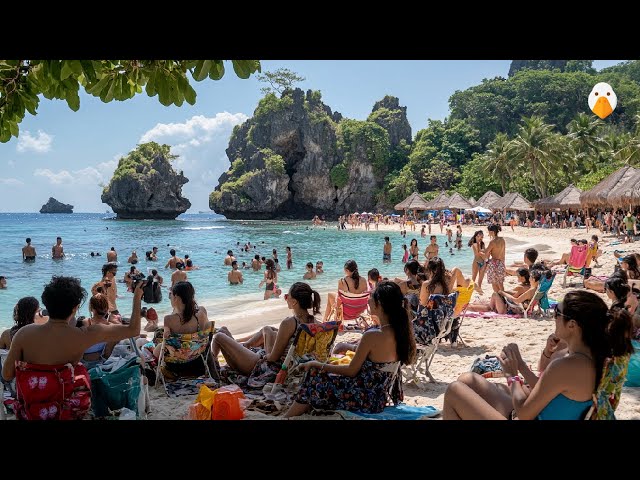 Tanjung Aan Beach, Lombok🇮🇩 Stunning Turquoise Waters and White Sands! (4K HDR)