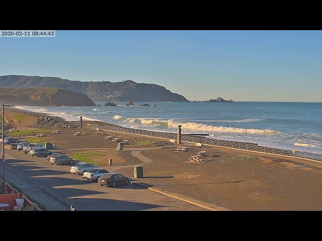 Mori Point, Pacifica CA 4K Live