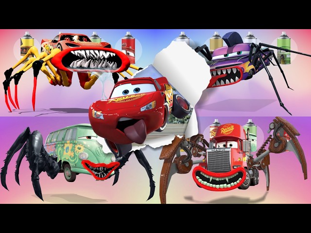 CORRECTLY GUESS THE COLOR CAR FROM LIGHTNING MCQUEEN EATER,MACK TRUCK,FILLMORE,RAMONES,MONSTER EATER