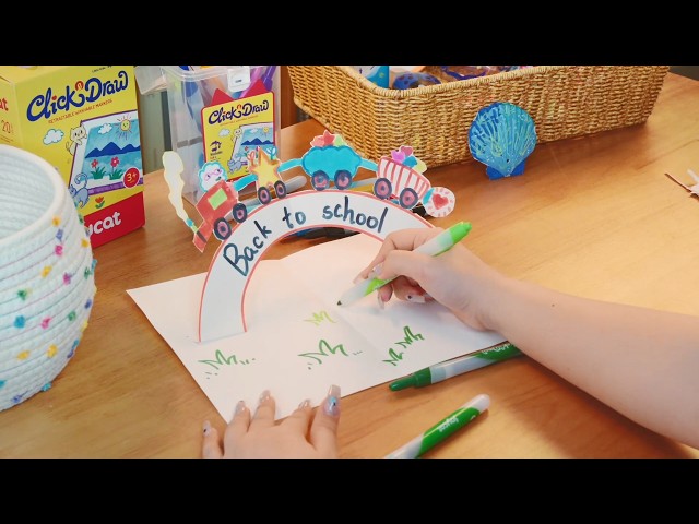 Easy Pop-Up Card DIY Tutorial for Beginners! Best Summer & Back-to-School Crafts Art Activities Idea