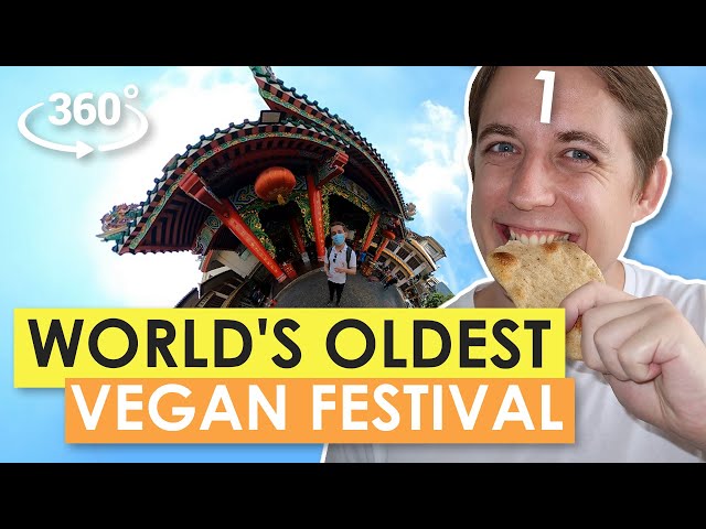 Explore The World’s Oldest Vegan Food Festival in 360° (Part One)