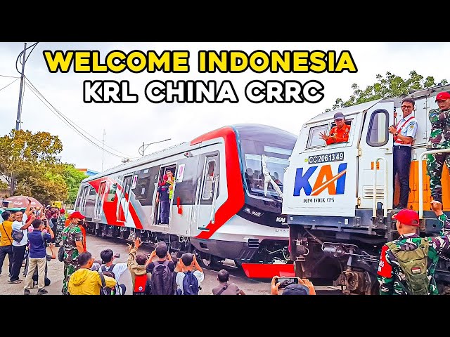 WOW ‼️AKHIRNYA TIBA KRL TERBARU DARI NEGARA CHINA CRRC SFC 120 V