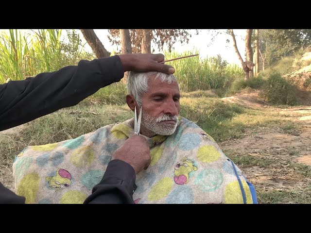 ASMR Fast Shaving With Barber Old 💈Old Barber Giving Good Treatment To Old Man's!!