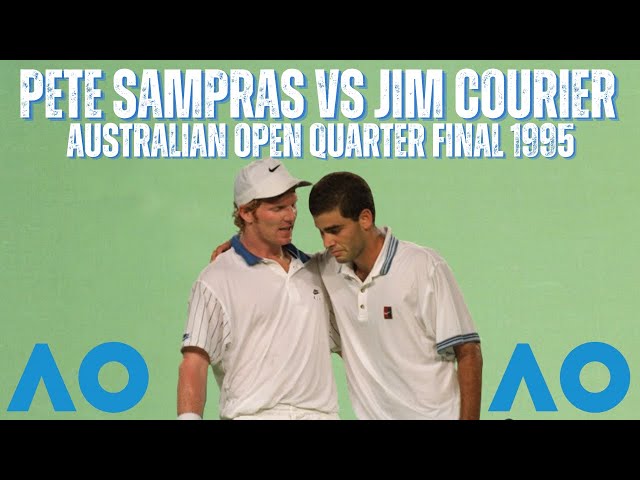 PETE SAMPRAS VS JIM COURIER | 1995 MENS AUSTRALIAN OPEN QUARTER FINAL