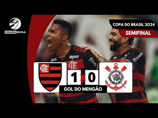 FLAMENGO 1X0 CORINTHIANS - GOL DO MENGÃO | COPA DO BRASIL 2024