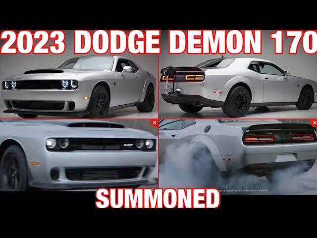 👹 2023 DODGE DEMON 170 SUMMONED👹-Summoned the Demon Sizzle Video👹-From a Ral Hellcat Perspective😎👍👹