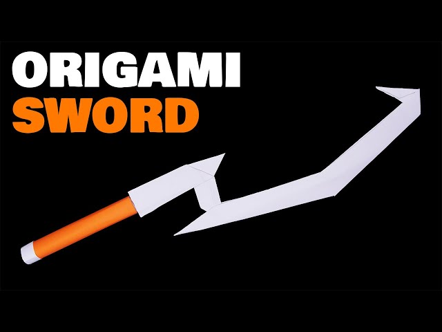 ORIGAMI SWORD || How to make origami Egyptian KHOPESH Sword