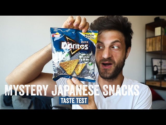 Wasabi Doritos! Mystery Japanese Snack Taste Test! | Brunch Boys