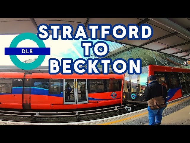 Stratford To Beckton (Docklands Light Railway) - First Person Journey