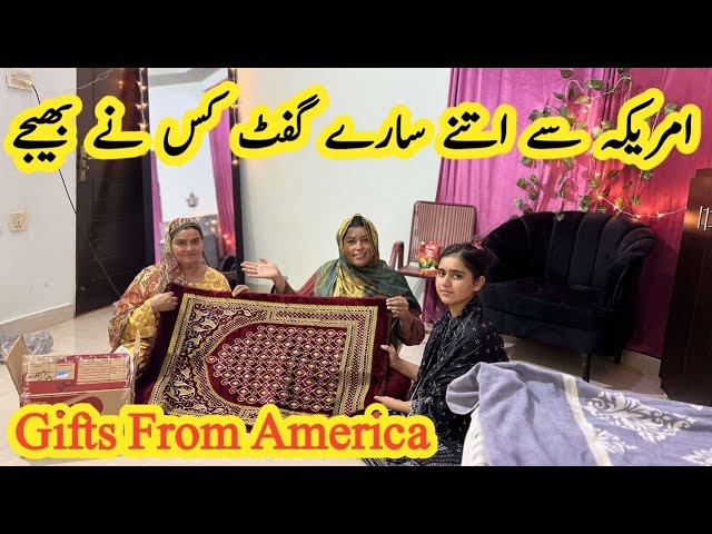 America Se Kis Ny Gifts Bhejy ? | New Vlog In City | Pakistani family vlog