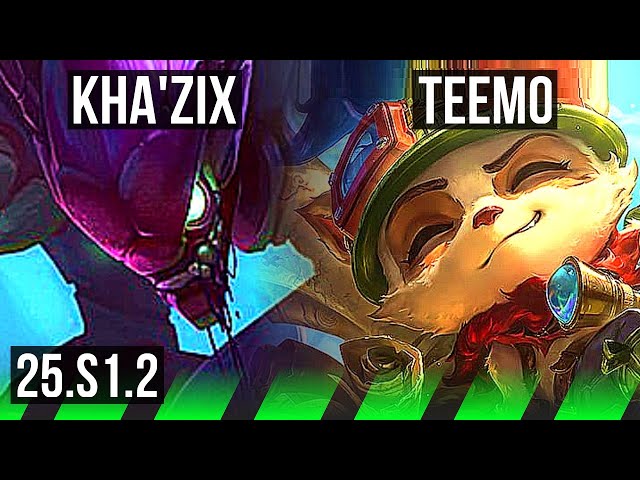 KHA'ZIX vs TEEMO (JGL) | 7/2/3 | NA Master | 25.S1.2