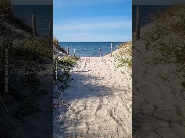 Sehnsucht nach Sonne, Strand und Meer 😍 Insel Rügen im Mai #Ostsee #sandstrand #Urlaub