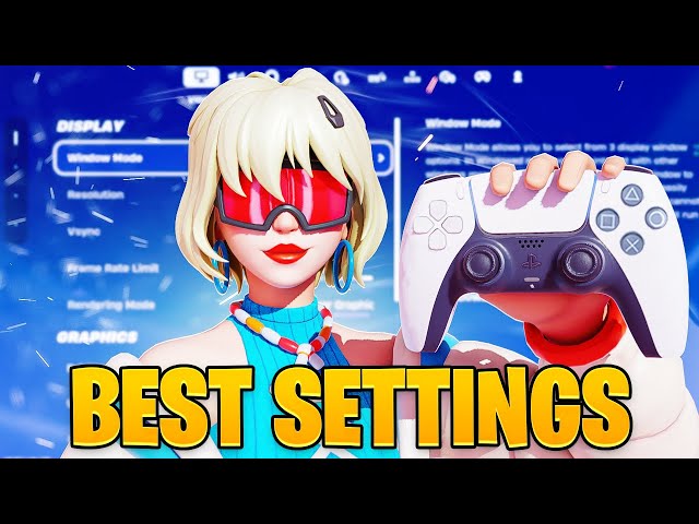 NEW Best Controller SETTINGS + Sensitivity Tutorial for Fortnite Chapter 6! (PS5/PS4/XBOX/PC)