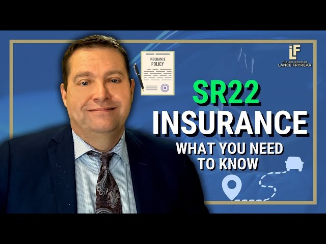 SR-22 Insurance - What is it and When is it Needed? | Washington State Attorney