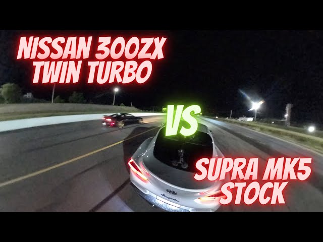 Drag Race Nissan 300ZX VS Supra MK5