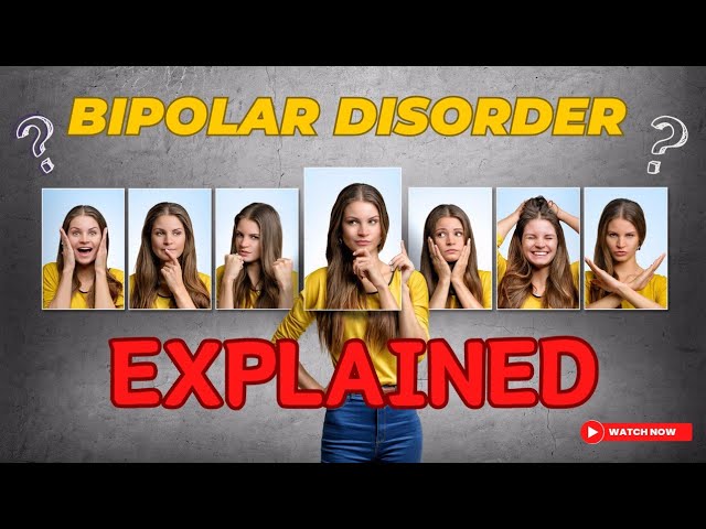 Bipolar Disorder Explained 🎭 #bipolardisorder