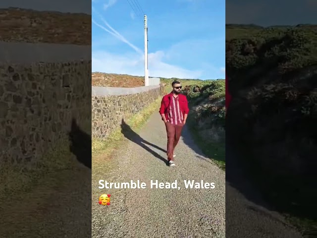 Strumble Head, Wales ❤️ #shortsfeed #shorts #travel #trending #viralshorts #wales #unitedkingdom