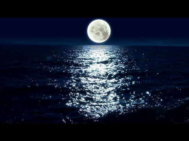 Sleep Music for 8 Hours • Ocean Waves, Fall Asleep Fast, Relaxing Music, Sleeping Music DARK Screen