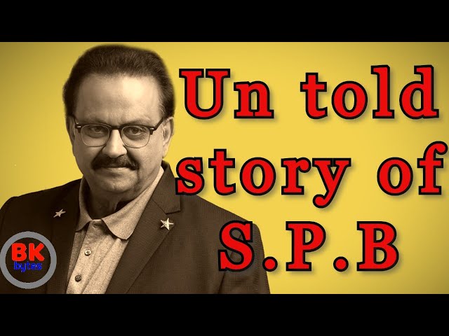 untold story of spb in tamil