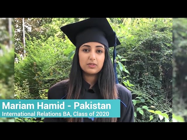 Experiences of a graduated student of UP - Mariam Hamid, from Pakistan