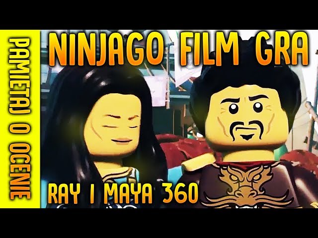 LEGO NINJAGO MOVIE GAME 360 STOPNI - LEGO NINAJGO FILM GRA RAY I MAYA rodzice kai i nya