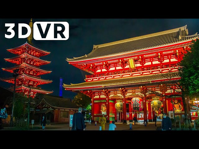 [3D VR180] JAPAN TOKYO ASAKUSA | 5.7K VR VIDEO