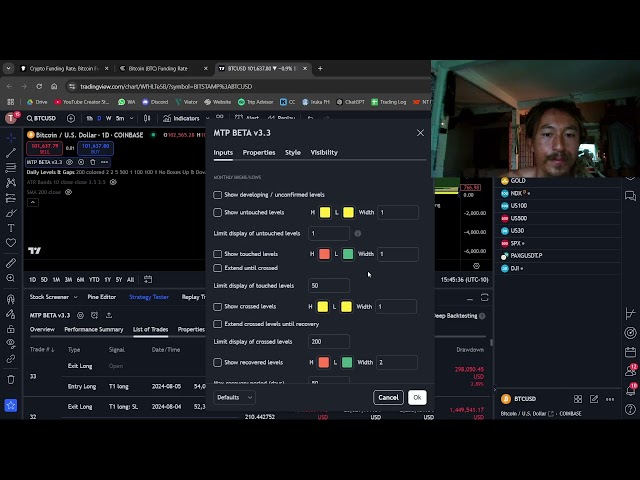 System Backtesting Obscure Parameters (Only for Trading Nerds