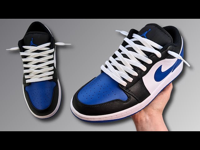 HOW TO LOOSE LACE NIKE AIR JORDAN 1 LOW | How To Lace Jordan 1