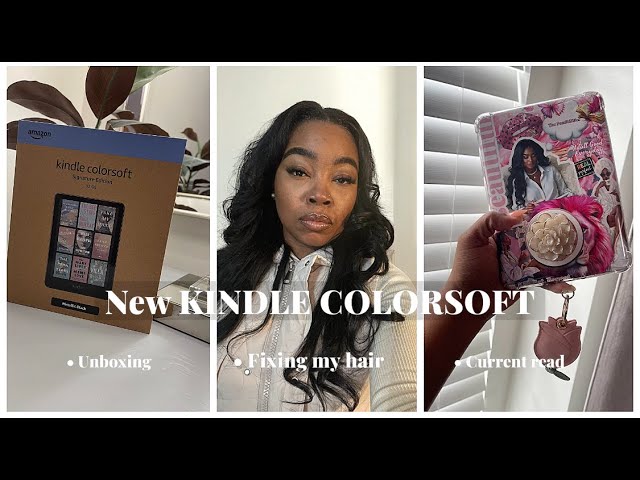 UNBOXING NEW KINDLE COLORSOFT | DECORATE BOTH KINDLES WITH ME| CHILL & READING VLOG