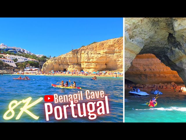 Exploring The Stunning Benagil Cave In Algarve, Portugal In 8k Quality!