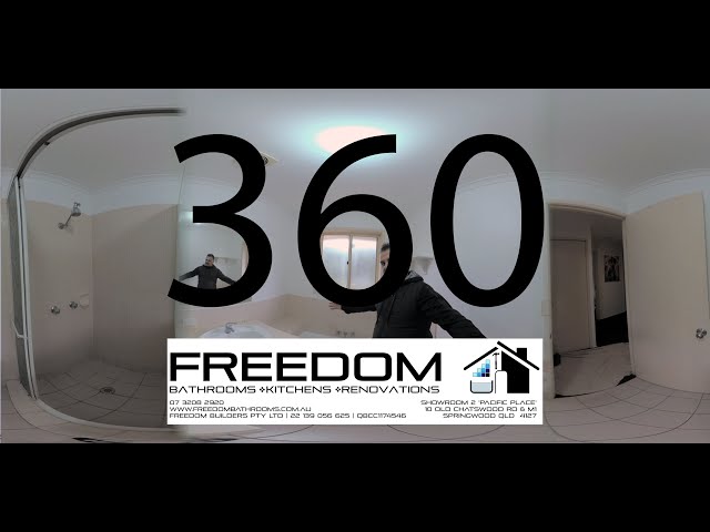 360 Pre-Reno Walkthrough - Freedom Bathrooms - Logan Bathroom Renovation