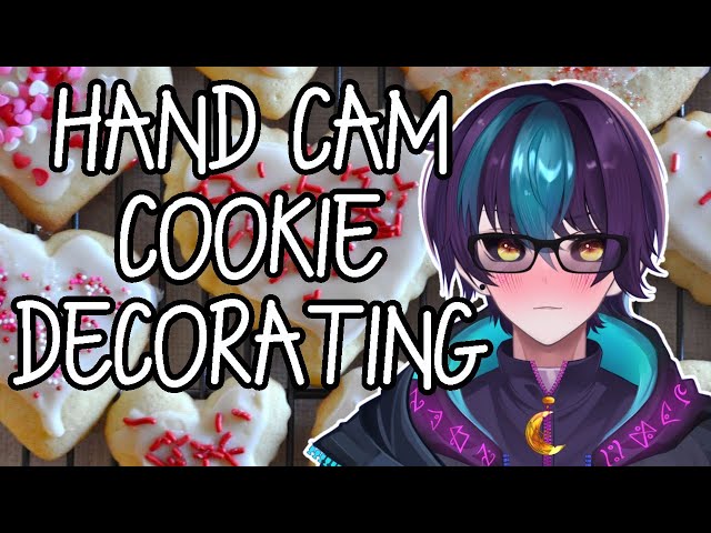 【Hand Cam】Decorating cookies for v-day