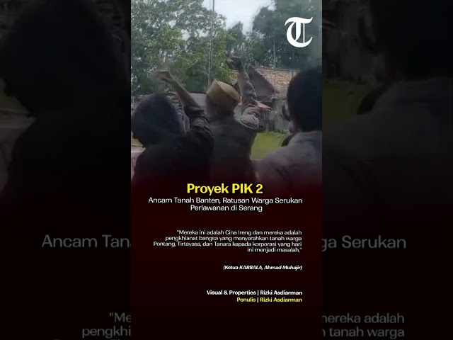 Banten Menentang Proyek PIK 2: Aksi Unjuk Rasa di Serang Kecam Potensi Penggusuran Warga