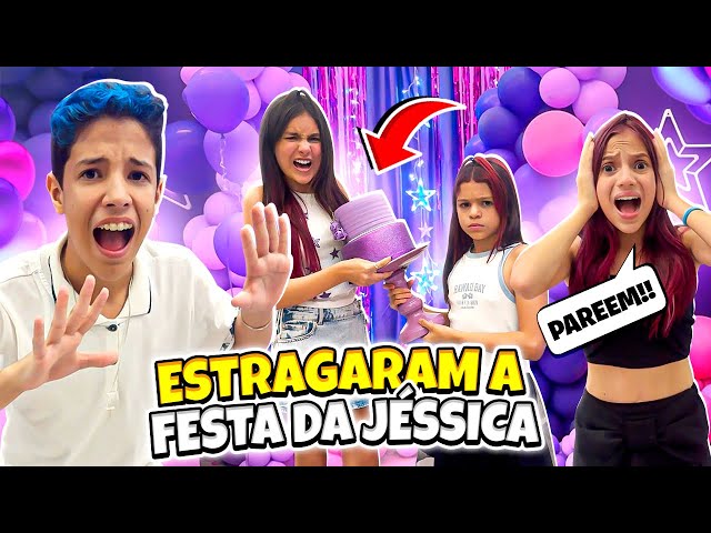 A MANU E A LOUISE BRIGARAM NO ANIVERSÁRIO DA JESSICA *deu ruim