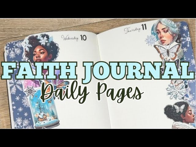 Faith Journal Daily Pages || Featuring Crafty Planner Queen