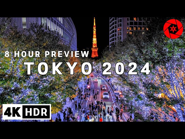 8 Hours of Tokyo's BEST Christmas Lights - 4K HDR