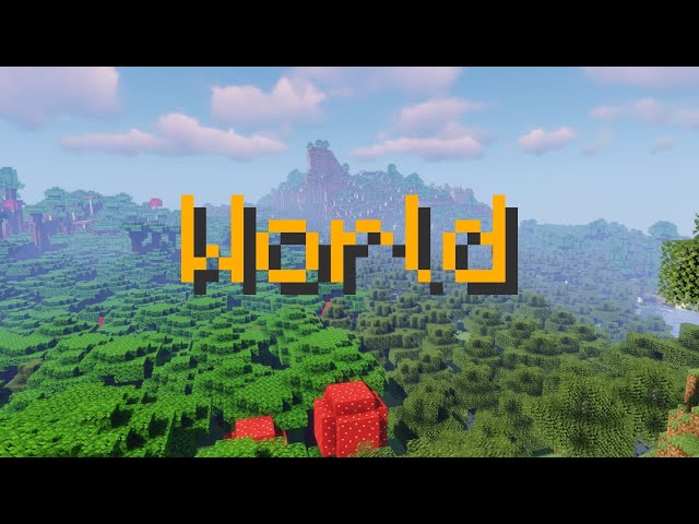 PianoLights - World - A Minecraft inspired soundtrack